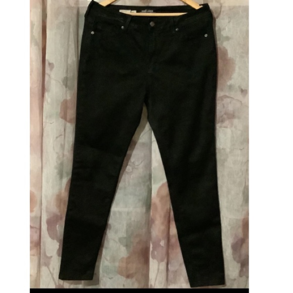High rise skinny jeans